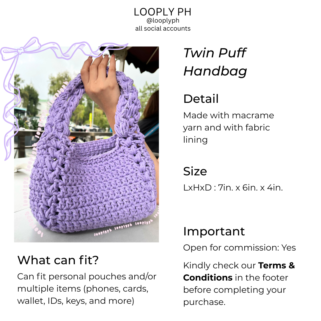Twin Puff Handbag