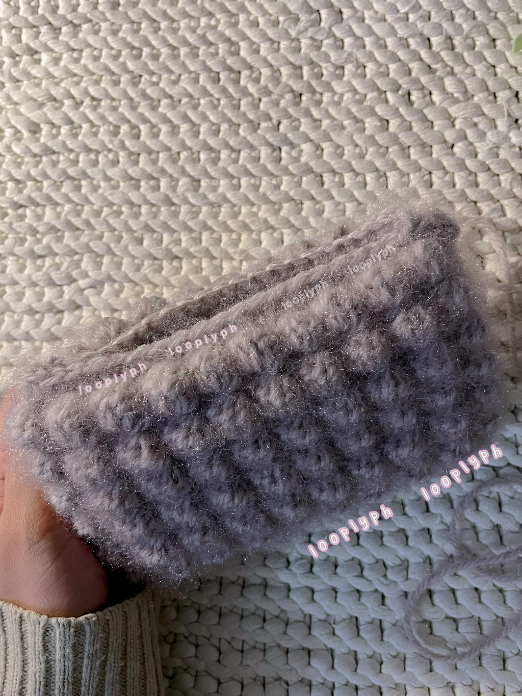 Fuzzy Bobble Pouch