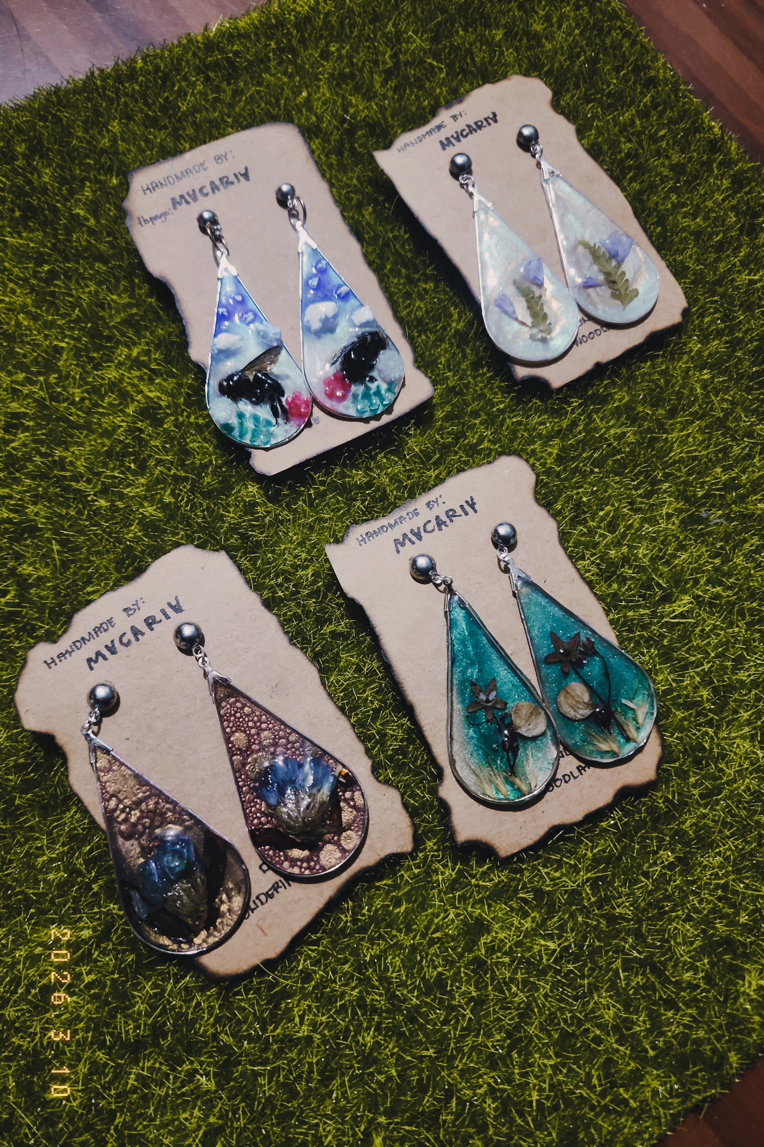 Drop Floral Earrings